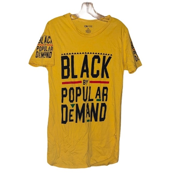 On fire black by popular demand colorful tee shirt xl - Picture 1 of 4